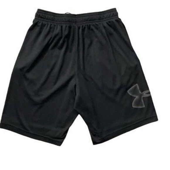 Under Armour Men’s Black Training Tech Graphic Logo Athletic Shorts Small - Picture 10 of 15